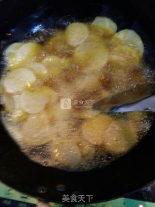 香辣薯片的做法步骤：7