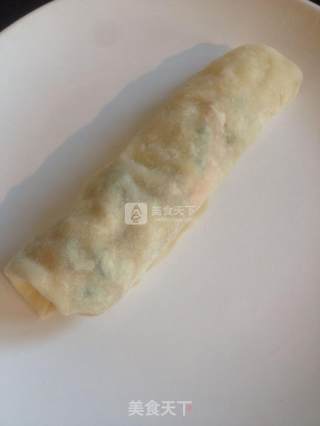 水烙馍卷菜的做法步骤：14