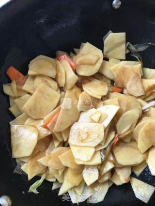 青椒土豆片的做法步骤：3