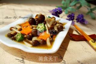 鸡汁蟹味菇的做法步骤：7