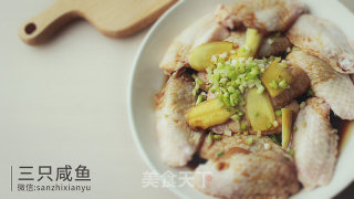 桂花红糖鸡翅的做法步骤：2