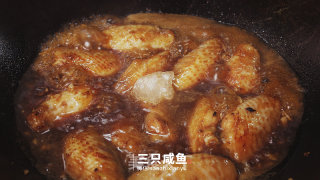 桂花红糖鸡翅的做法步骤：10