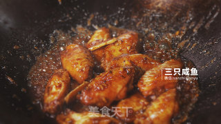 桂花红糖鸡翅的做法步骤：11