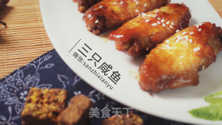 桂花红糖鸡翅的做法步骤：12