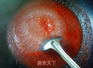 红果茄汁焖大虾的做法步骤：3