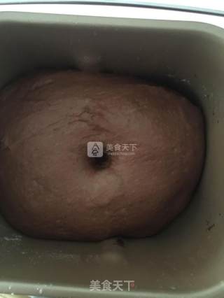 可可蜜豆软欧的做法步骤：3