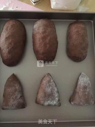 可可蜜豆软欧的做法步骤：5