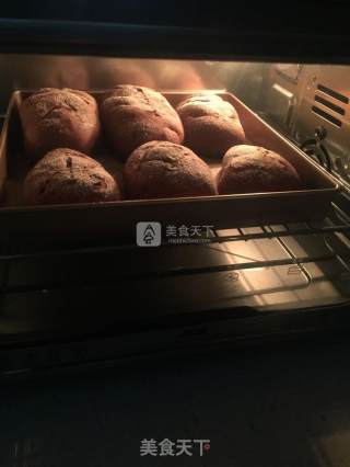 可可蜜豆软欧的做法步骤：7