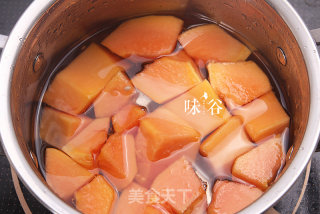 木瓜炖牛奶的做法步骤：3