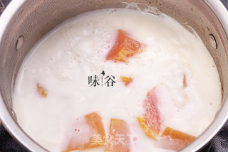 木瓜炖牛奶的做法步骤：6