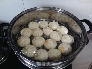 胡萝卜蒸包的做法步骤：12