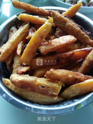 香甜地瓜条的做法步骤：8