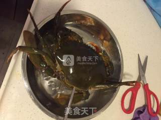 原味清蒸大膏蟹的做法步骤：2
