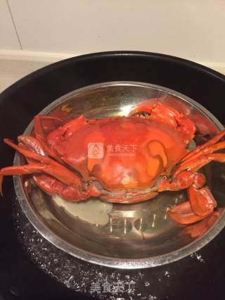 原味清蒸大膏蟹的做法步骤：4