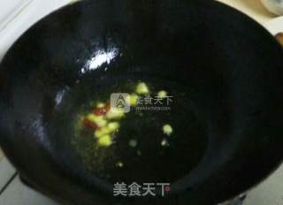培根炒松花菜的做法步骤：4