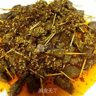 小牛牙签肉的做法步骤：6