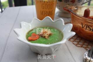 菠菜干贝蒸蛋的做法步骤：9