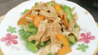 什锦炒杏鲍菇的做法步骤：5