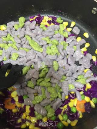 花样猫耳朵（麻食）的做法步骤：12