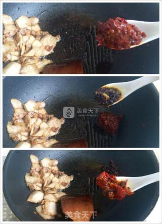 泡椒笋干回锅肉的做法步骤：21
