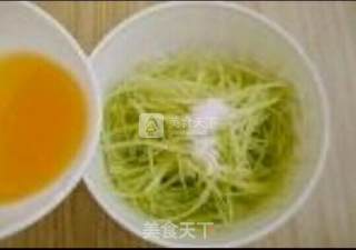 凉拌莴笋的做法步骤：6