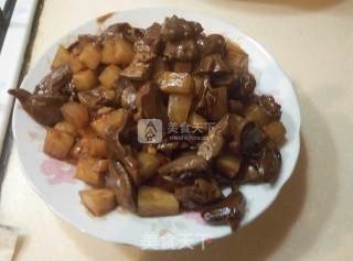 酸辣罗卜炒鸭杂的做法步骤：10