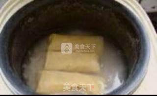 百叶包煮粥的做法步骤：6