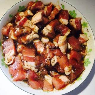 牙签肉的做法步骤：1