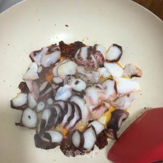 辣炒鱿鱼的做法步骤：5