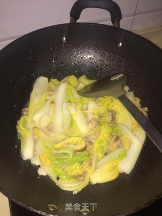 油渣白菜的做法步骤：5