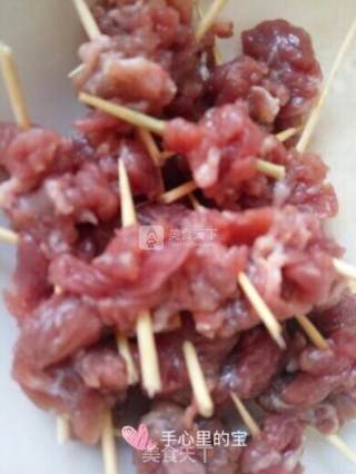 牙签牛肉的做法步骤：3