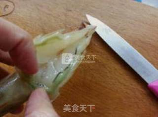 干烧酒酿虾的做法步骤：2