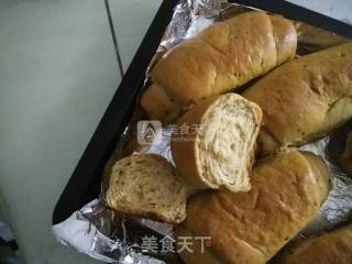 全麦红糖面包低糖低油健康面包的做法步骤：7
