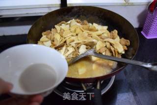 酱香杏鲍菇肉片的做法步骤：7