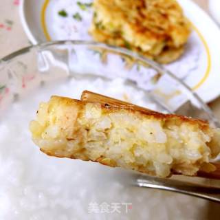 香煎米饭饼的做法步骤：5