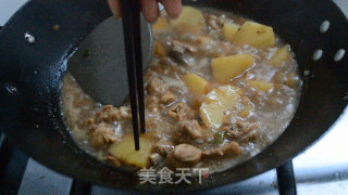 酱香鸡腿土豆炖粉丝的做法步骤：12