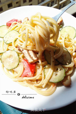 烤鸡肉意面沙拉的做法步骤：11