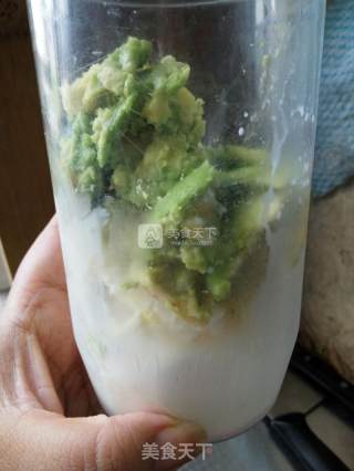懒人牛油果雪糕的做法步骤：6