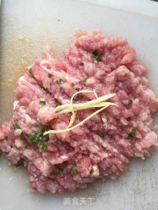 青菜肉丸米粉的做法步骤：2