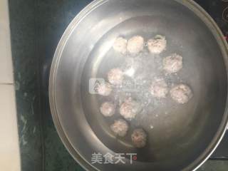 青菜肉丸米粉的做法步骤：5