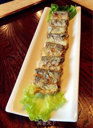 酥炸带鱼的做法步骤：10