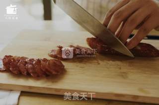 腊味煲仔饭——九阳知食的做法步骤：2