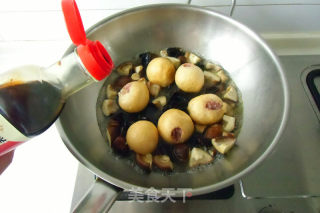 香菇烧油面筋的做法步骤：8