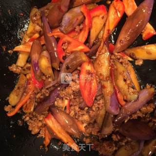 肉沫茄子的做法步骤：6
