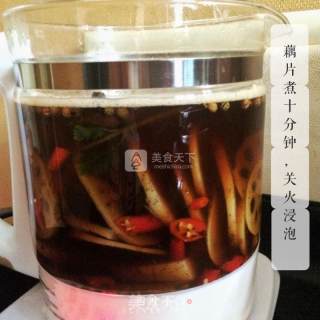 【四叶小馆】椒麻脆藕的做法步骤：5