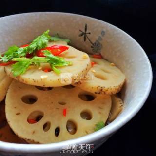 【四叶小馆】椒麻脆藕的做法步骤：7