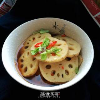 【四叶小馆】椒麻脆藕的做法步骤：8