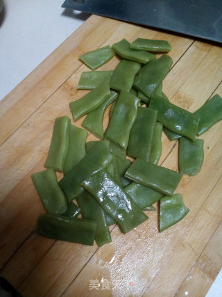 蒜泥扁芸豆的做法步骤：3