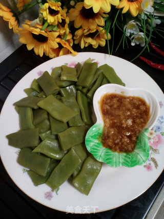 蒜泥扁芸豆的做法步骤：6