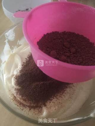 拉花戚风的做法步骤：13